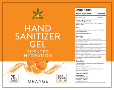 Hand Sanitizer (Orange 100ml)