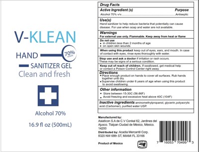 V-clean (Label 500ml)