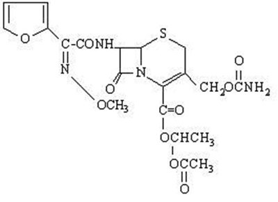 cefuroxime-axetil-str.jpg Chemical Structure - cefuroxime axetil str