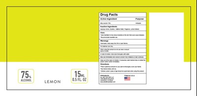 Hand Sanitizer - Lemon 15ml