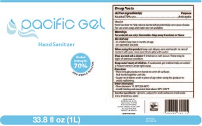 1000 mL (1litro Etiqueta Pacificgel Baja)