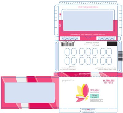 Orilissa Elagolix Tablets For Oral Use 0c