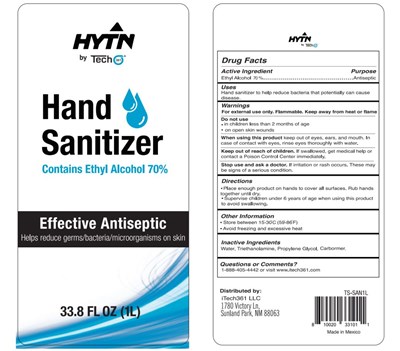 Hytn Hand Sanitizer 1 L (Hytn Handsanitizer 1l)