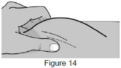 Image Of Pinching Skin Of Injection Site (instructions for use)