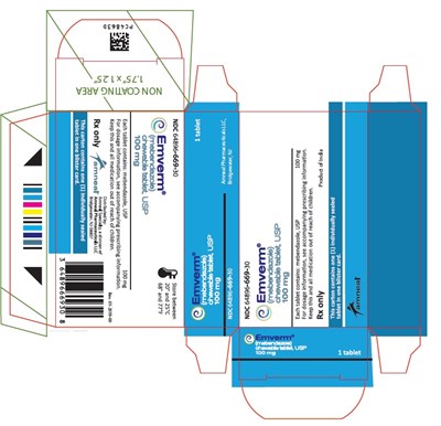 Carton Label (Emverm  Mebendazole Chewable Tablet Usp 2)