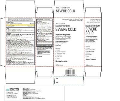 Multi-symptom Severe Cold   Honey Lemon 6 Packets (Image 01)