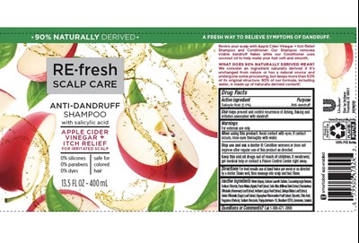 Refreshapplecidervinegarantidandruffsh (Refreshantidandruffshapplecidervinegar)