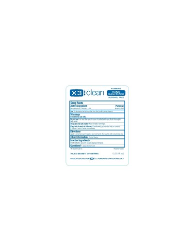 1l Cartridge Hand Sanitizer Foam (X3 1l Foam Cartridge)