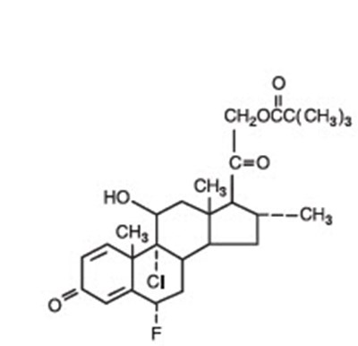 Chemical Structure - cloderm 01
