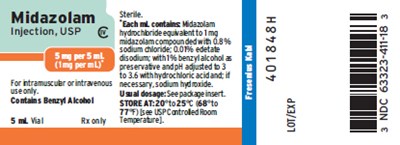 midazolam vial 118