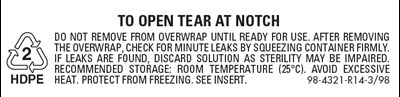Principal Display Panel (1000 mL Bag Overwrap)