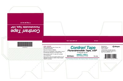 Cordran® Tape 4 Mcg/sq Cm80 Inches X 3 Inches (200 Cm X 7.5 Cm)ndc 0023-5870-80 (Cordran Tape 08)