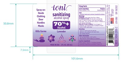 Ioni Spray Lavender (Preview Lightbox 60006 Ioni Spray 60ml Lavender)