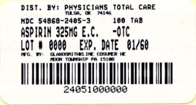 Image Of 325 mg Package Label (2405)