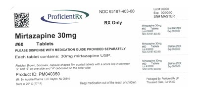 Mirtazipine 30mg (Mirtazapine Fig1)