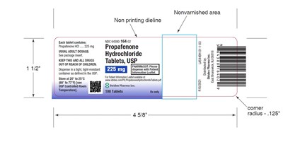 48d11a9a-fca7-440b-951e-92aec92e532b-03.jpg The is an image of the Propafenone HCl Tablet label 225 mg 100 count. - 48d11a9a fca7 440b 951e 92aec92e532b 03