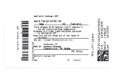 Bottle Label 4 mg - 71610 0490 30