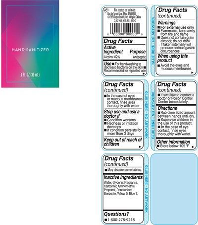 GreenHndSntzr.jpg Package Label Green - GreenHndSntzr