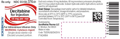decitabine-fig1.jpg PACKAGE LABEL-PRINCIPAL DISPLAY PANEL-50 mg per vial - Container Label - decitabine fig1