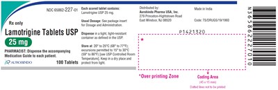 lamotrigine-fig4.jpg PACKAGE LABEL-PRINCIPAL DISPLAY PANEL - 25 mg (100 Tablet Bottle) - lamotrigine fig4
