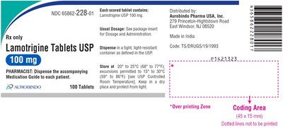 lamotrigine-fig6.jpg PACKAGE LABEL-PRINCIPAL DISPLAY PANEL - 100 mg (100 Tablet Bottle) - lamotrigine fig6