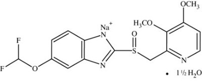 Pantoprazole Structural Formula (8f0bbcb2 8643 41a9 B9fd A5f25a7dba5d 01)