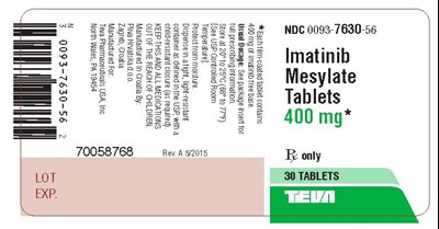 Imatinib Mesylate Tablet Film Coated 204285 5