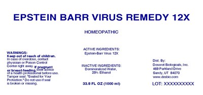 Epstein Barr Virus Remedy 12x (Mm1)