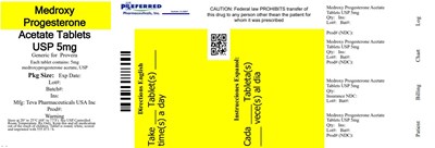 Medroxy Progesterone Acetate Tablets Usp 5mg (Image 3)