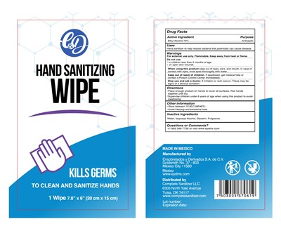 E&amp;d Alcohol Wipe 1 (Ed Alcohol Wipe 1)