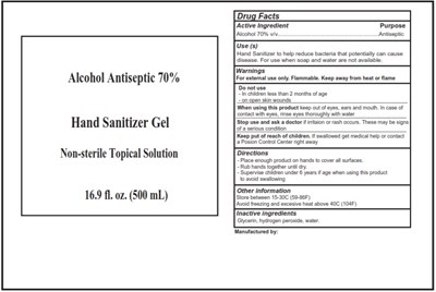 Hand Sanitizer (Etiqueta 500ml)