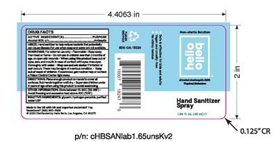 Hellobello Handsanitizer 1.65oz