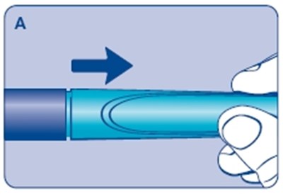 A (Pulling off the pen cap)
