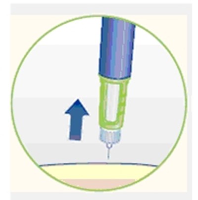 I (Remove the needle from your skin.)