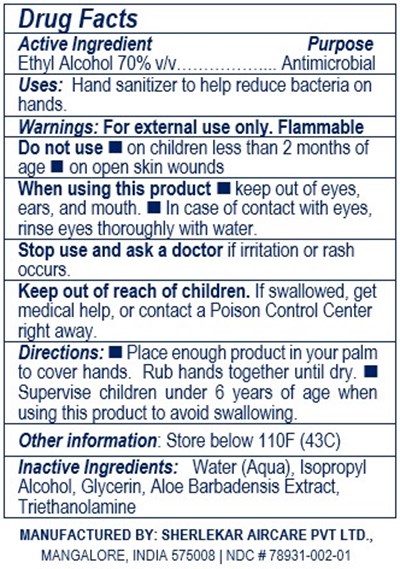 Back Label 5l (Aquafire 5l Liquid Manufacturer Label Back)