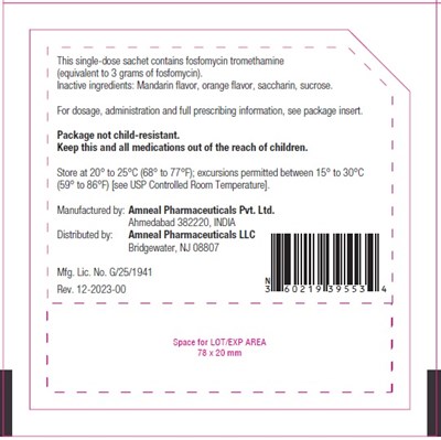 2 - fosfomycin tromethamine granules for oral solution 3