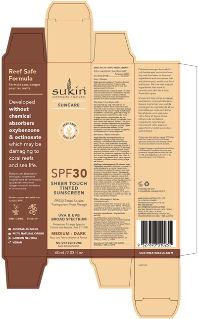 PRINCIPAL DISPLAY PANEL - 60 mL Tube Carton - MEDIUM - DARK - sunscreen 02