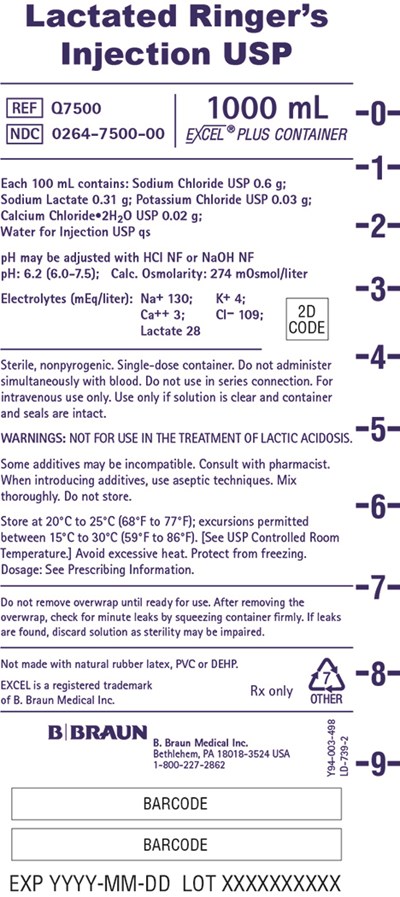 Lr 1000 mL (Lactated Ringers Injection Usp In Excel Plus 4)