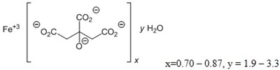 keryx-figure-1.jpg Ferric Citrate Structure - keryx figure 1