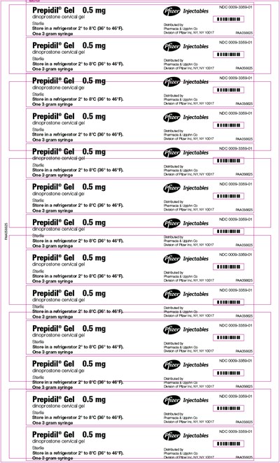 prepidil-05.jpg PRINCIPAL DISPLAY PANEL - 3 g Syringe Label - prepidil 05
