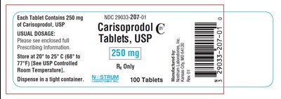 carisoprodol-figure-2.jpg Package Label - Principal Display Panel – 30-count Bottle, 250 mg Tablets - carisoprodol figure 2