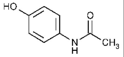 Acetaminophen Structural Formula (Hydrocodone Bitartrate And Acetaminophen Tablets 2)