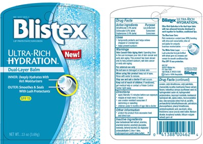 blistex-01.jpg Principal Display Panel - 3.69 g Cylinder Blister Pack - blistex 01