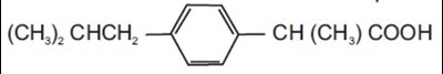 ibuprofen-structure - ibuprofen structure