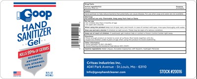 Active Ingredient (Goop 20016)