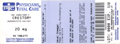 Image Of 20 mg Package Label (5085)