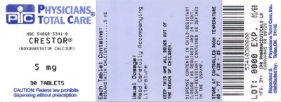 Image Of 5 mg Package Label (5341)