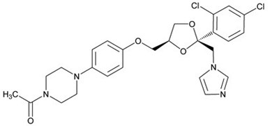 Ketoconazole Structure - str