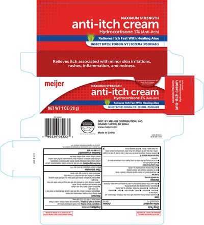 8223-1.jpg Meijer Hydrocortisone Cream with Aloe 1 oz. - 8223 1