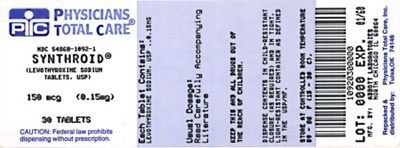1092.jpg image of 0.15 mg package label - 1092